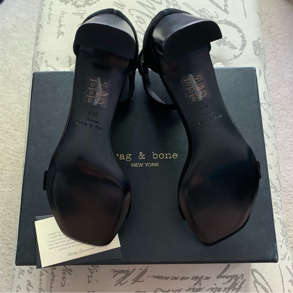 Rag & Bone Ellis Sandals in Black Size 7 & 8.5 (NIB) - Picture 4 of 9